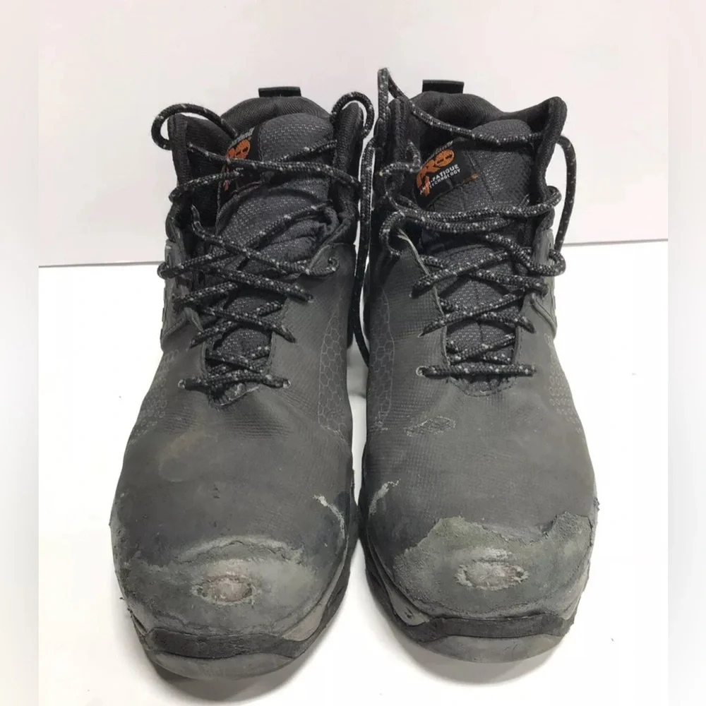 Timberland Pro Ridgework Waterproof Mens Work Boots Black 10.5 M